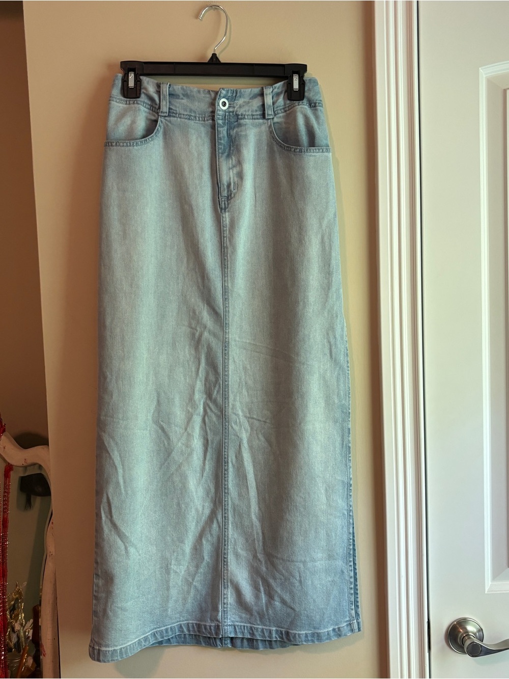 Bella Dahl Light Blue Denim Midi Skirt